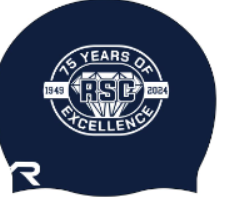 Navy 75th Anniversary Limited Edition Swim Cap (Latex or Silicone)
