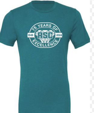 75th Anniversary Team T-shirt - Teal