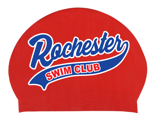 Plain Red RSC Swim Cap (Latex)